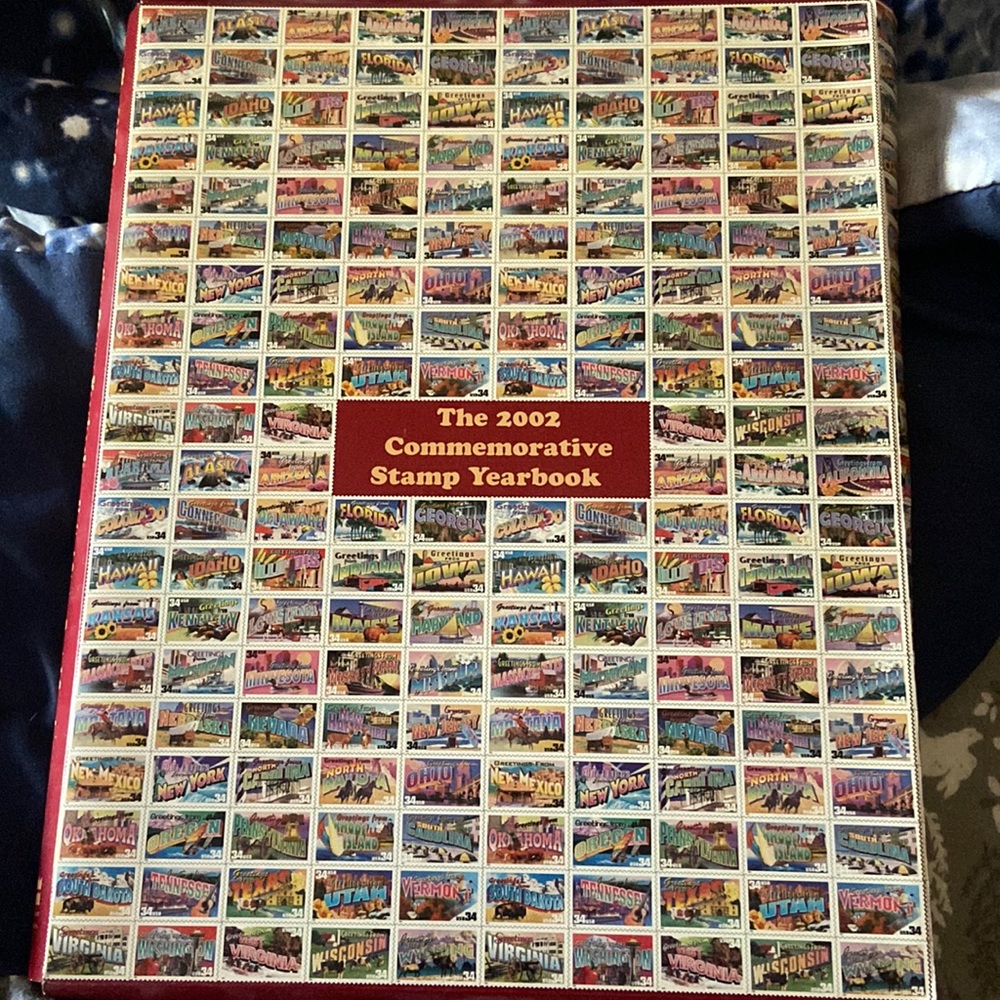 2002 commemorative stamp yearbook mint